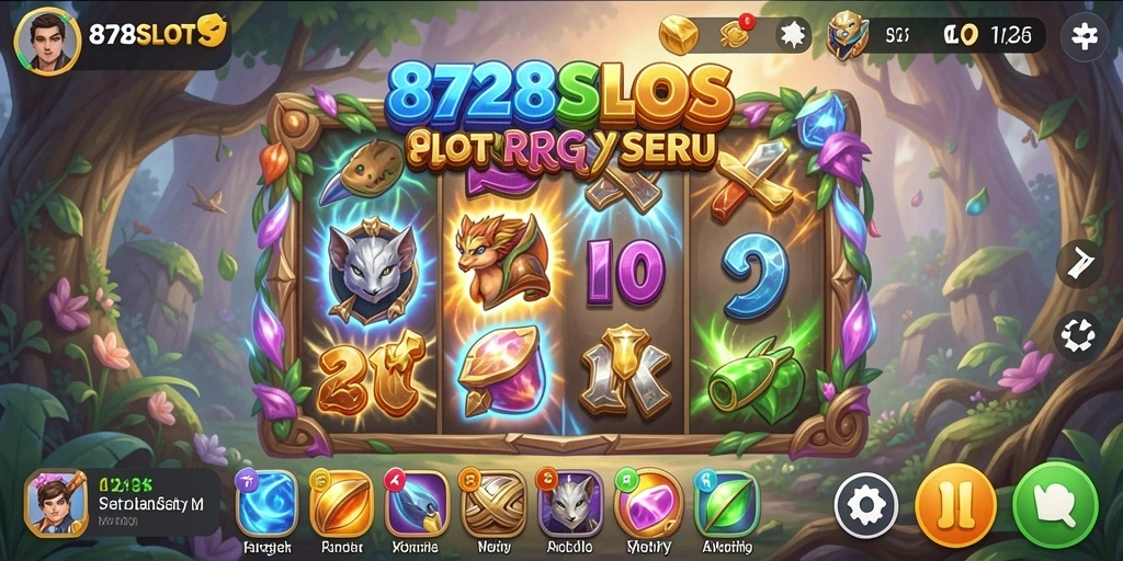 Gameplay RPG 8728SLOTS yang menantang dan menarik.
