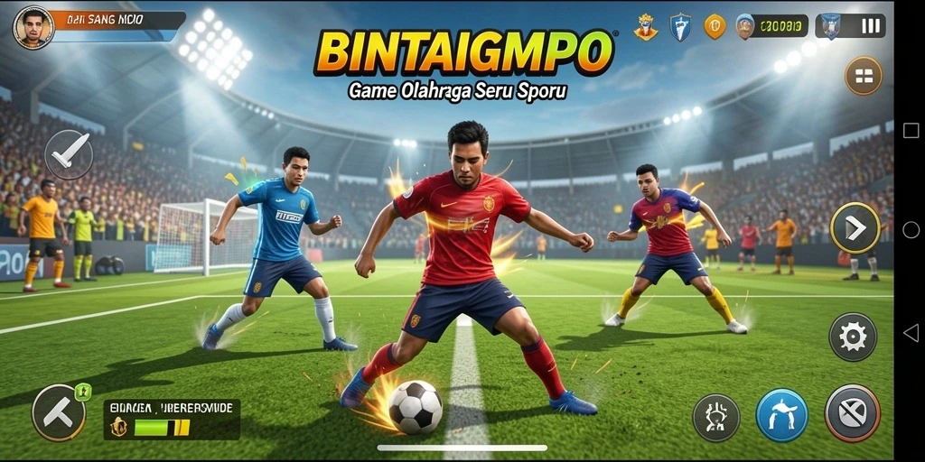 Tampilan gameplay menarik di BINTANGMPO dengan banyak aktivitas olahraga.
